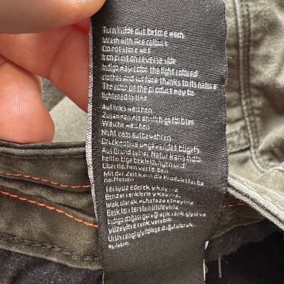 34 Heritage Men's Courage Mid-Rise Straight Casual Pant Gray 36/32 Twill Stretch - Picture 9 of 16